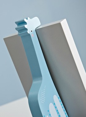 儿童房摆件创意木质卡通书桌收纳书立书档书靠桌面软装家居装饰品