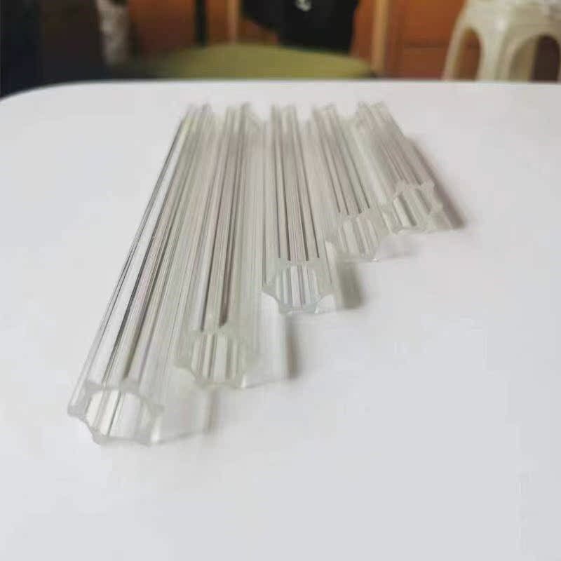 老款水晶灯配件水晶灯配件梅花管玻璃棒吊灯配件玻璃梅花棒水晶条