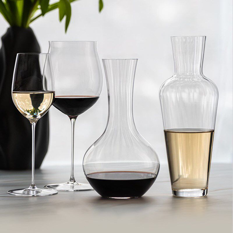 RIEDEL MERLOT奥地利进口梅洛棱镜轻赢水晶玻璃醒酒器分酒壶家用
