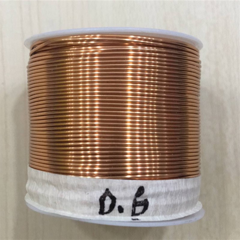 漆包线 0.6MM 铜芯 红色 铜线变压器线圈 1卷4两重 绕电感线