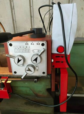 精选61406150数控打孔机车床尾座改装自动钻孔机内置过载保护快速