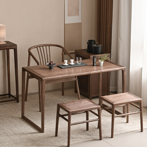 小红书热销茶桌N0.1精美黑胡桃