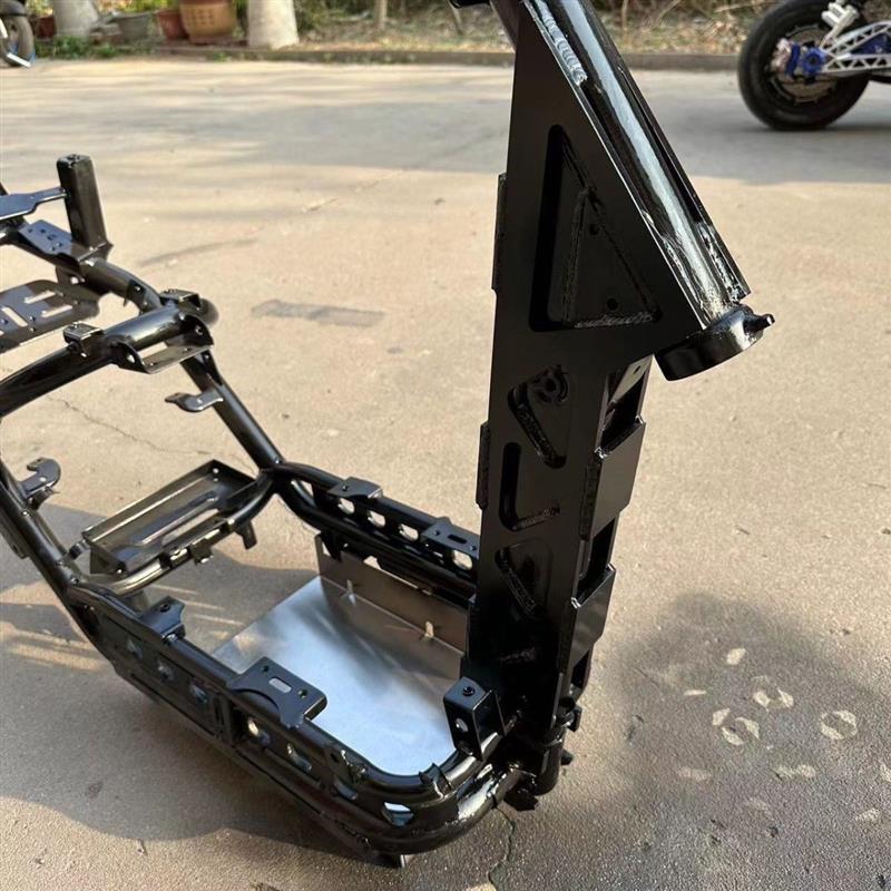 电动车整体车架x5加固车架 手工焊接 原厂车架 原装车架焊接 加固