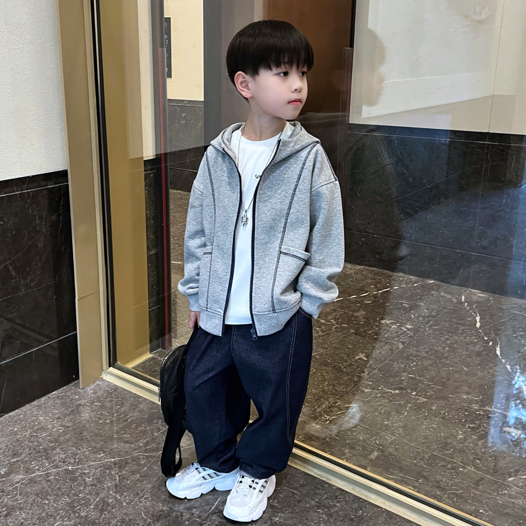 男童秋季连帽外套儿童早秋上衣