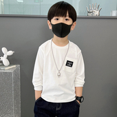 长袖 体恤男宝宝打底衫 T恤2026新款 儿童中小童童装 春秋装 男童春季