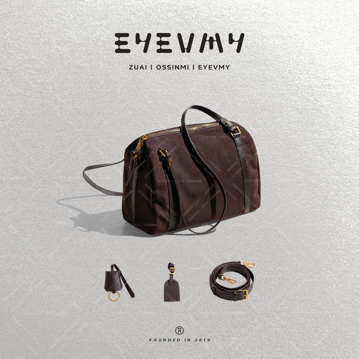 【牛反绒波士顿枕头包】手提腋下斜跨包BB5CA032