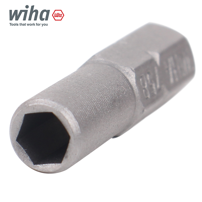 wiha微型批头转接头6.35MM转4MM