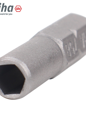 wiha威汉微型批头转接头1/4转6.35MM转4MM磁性转换头758