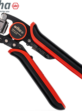 德国wiha威汉自动压线钳多功能管型接线端子压接钳进口45223