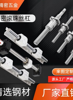 精密滚珠丝杆 LCL02-15-20-L200/300/400 1204 1605 2005 2505