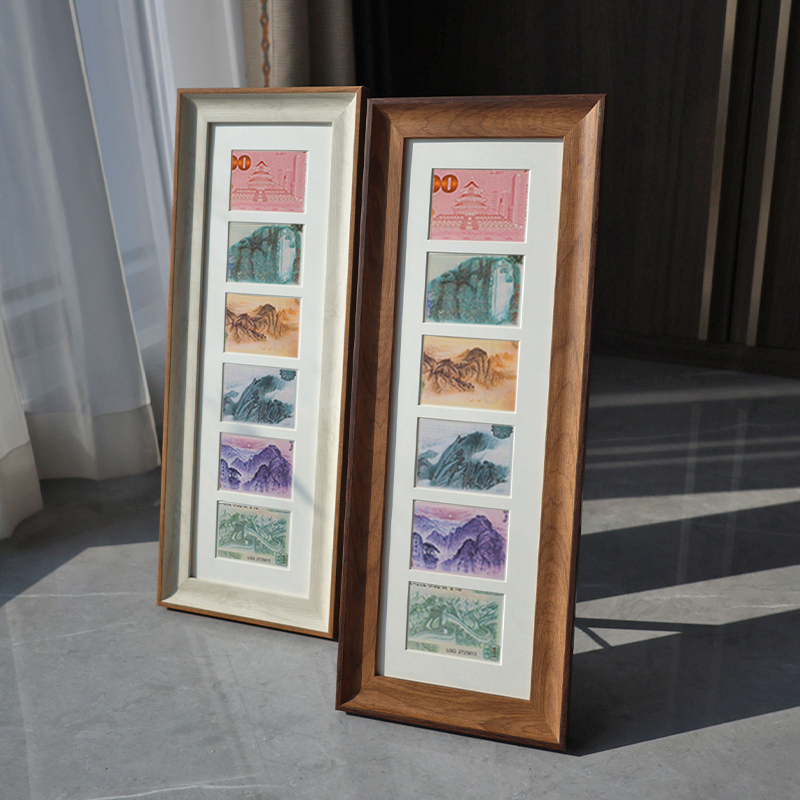 人民币相框大好山河六连框画框