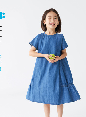 allblu幼岚【blublu牛仔裙】儿童连衣裙25春夏新款女童柔软透气