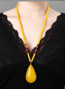 老蜜蜡琥珀吊坠血珀男女