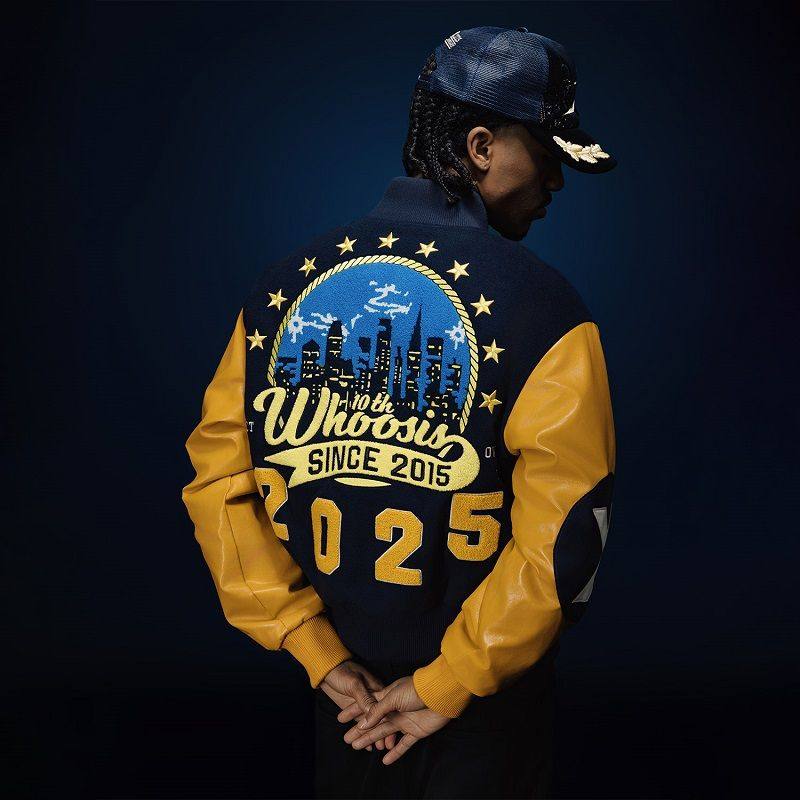 WHOOSIS(不知其名)十周年限定拼撞毛呢拼皮棒球服外套秋冬男女,男装,棒球夹克,淘宝优惠券,粉丝福利购,淘宝优惠卷