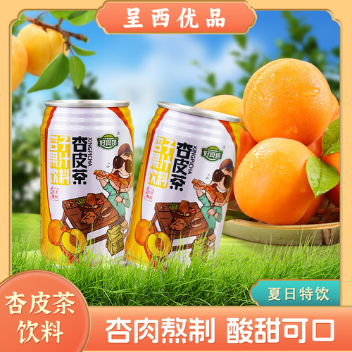 亚盛好食邦杏皮茶310ml甘肃特产