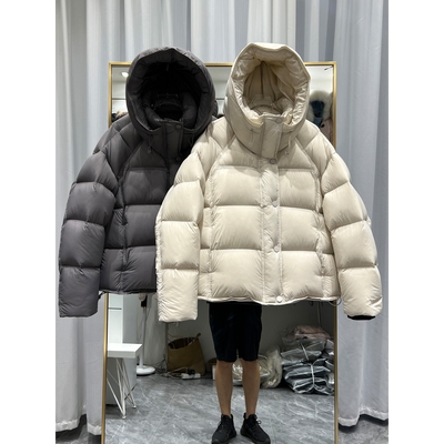 简若95白鸭绒羽绒服女短款2025冬新款小个子加厚宽松云朵泡芙显瘦