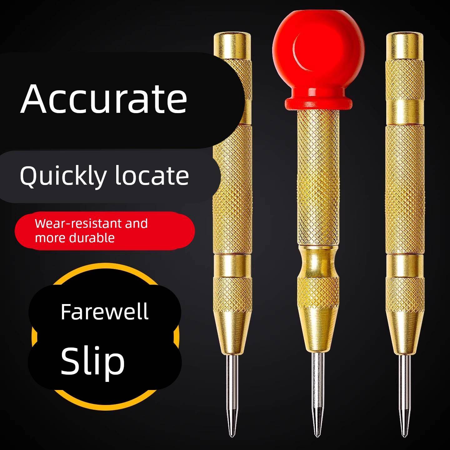 自动中心冲高硬度钻孔定位打孔冲子打点器钻孔弹簧定点器钳工冲钉