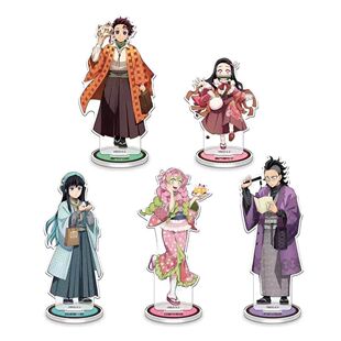 鬼灭之刃动漫周边亚克力立牌摆件 和服系列豆子 时透无一郎