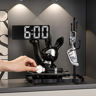 速发轻奢鞋柜放玄关门口进门入户走饰锁匙的收纳盒客厅装廊品摆件