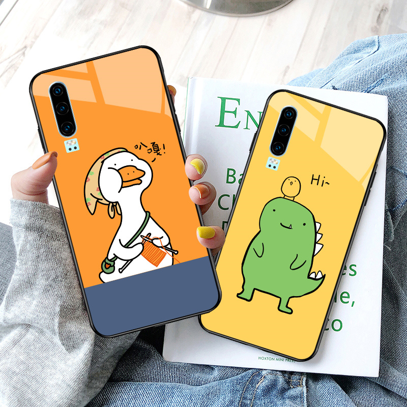华为p30 p30pro p20玻璃镜面手机壳(非品牌)