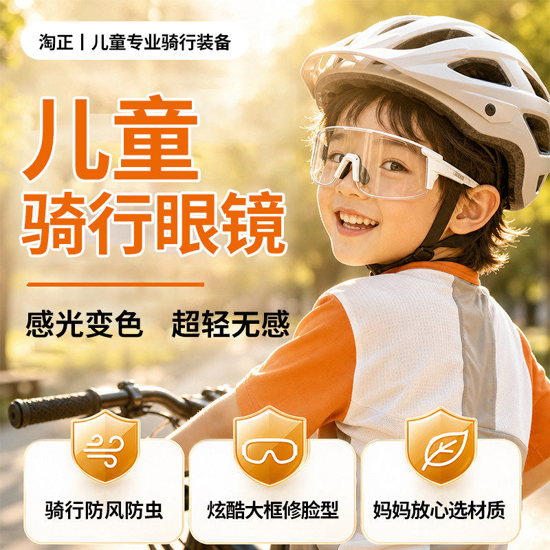 德国儿童骑行眼镜护目镜户外墨镜防紫外线登山运动太阳眼镜防风沙