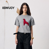 折纸马短袖 YOUWEI有尾2026春季 新品 T恤Y1126102