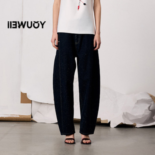 YOUWEI有尾2026春季新品牛仔蛋型长裤Y5126106
