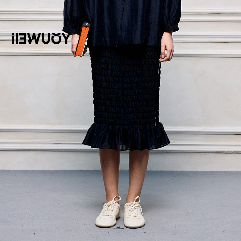 YOUWEI有尾2025夏季新品复古运动法式细皱花苞半裙Y5825219,女装/女士精品,半身裙,淘宝优惠券,粉丝福利购,淘宝优惠卷