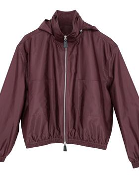 YOUWEI有尾2025春季新品桑蚕丝轻奢户外短茄克Y2325106