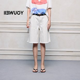YOUWEI有尾2025夏季 Y5025203 牛仔短裤