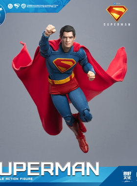 Fondjoy泛乐DC电影版古恩新超人手办摆件人偶送玩具男孩礼物