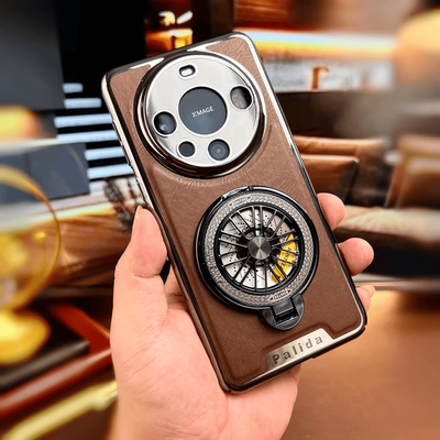 适用mate60商务磁吸陀螺支架壳