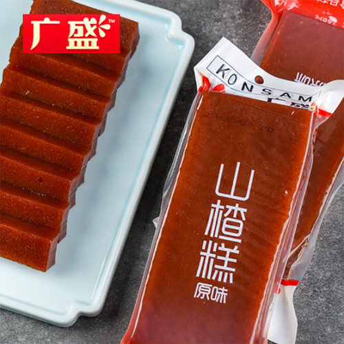 广盛山楂糕248克大块果糕蜜饯办公室休闲小零食独立包装