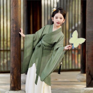 新女童古装复原【涅槃】魏晋风南北朝汉服女大袖交领异形围裳破裙
