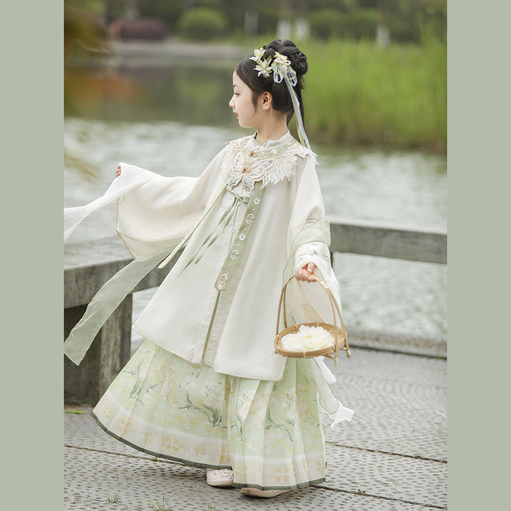 女童汉服2026春秋新款超仙明制儿童中国民族风唐装小女孩古风日常