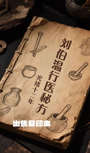 绝版古籍医书《刘伯温行医秘方》出售黑白复印本 练字字帖