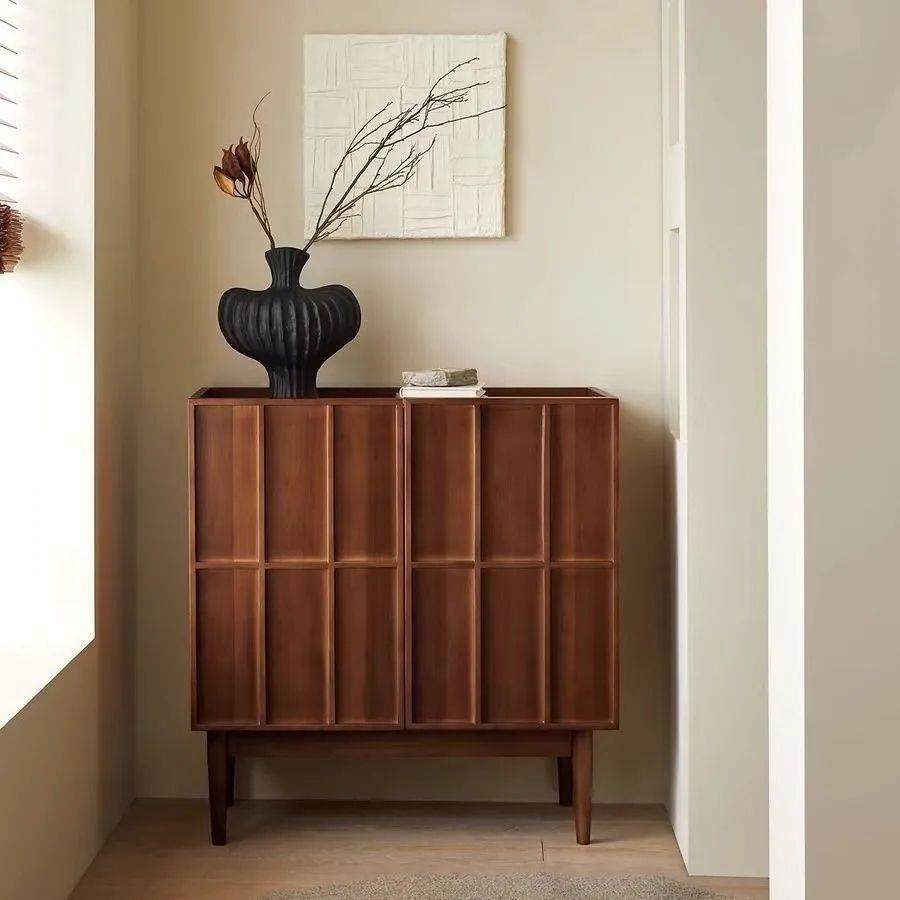 实木法式餐边客厅靠墙收纳中古简约边柜北欧柜子复古储物柜置物柜,电子元器件市场,其它元器件,淘宝优惠券,粉丝福利购,淘宝优惠卷