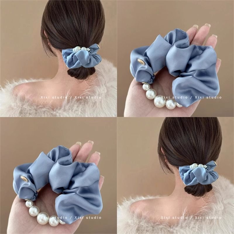 年度挚爱!温柔气质珍珠发圈!低马尾头绳高级感发绳皮筋女盘发器,饰品/流行首饰/时尚饰品新,发饰,淘宝优惠券,粉丝福利购,淘宝优惠卷