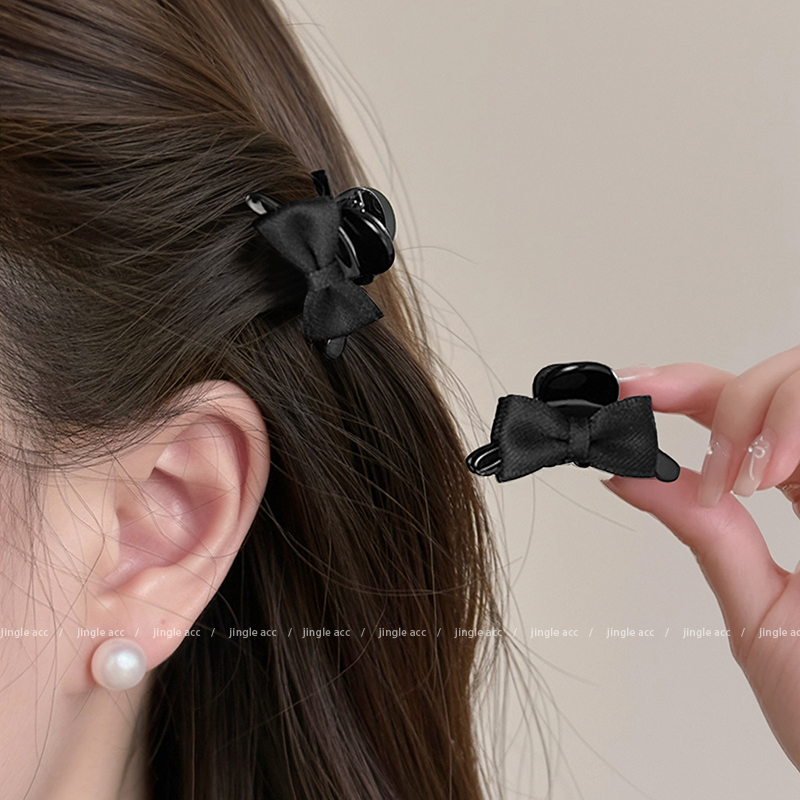 蝴蝶结发夹小号抓夹女高级感