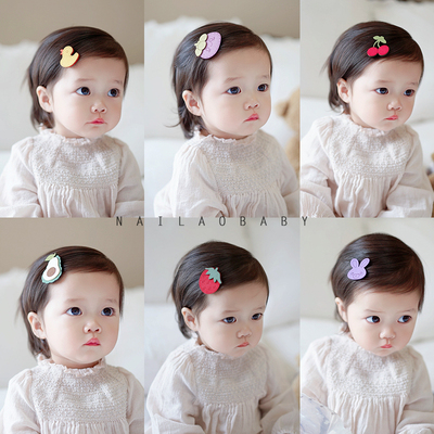 女宝宝魔术贴头饰可爱卡通