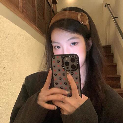 美拉德玳瑁圆环宽边高颅顶发箍