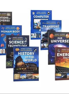 进口英文原版Children's Illusstrated Encyclopedia儿童经典百科全书精致版小学生课外读物给孩子的世界经典科普书人类的发展简史
