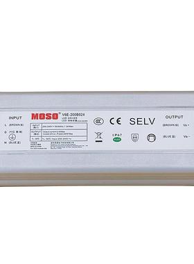 茂硕电源200WCECCC防水恒压源无频闪IP67开关MOSOpower节能认证