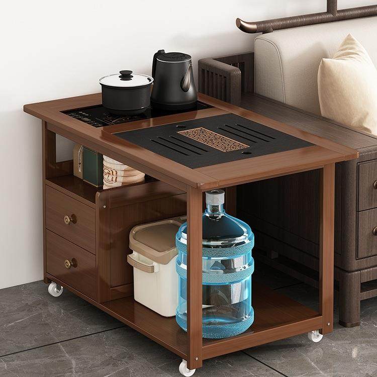 沙发边几可移动茶几家用茶具茶台一整套侧边柜非实木茶桌客厅角几