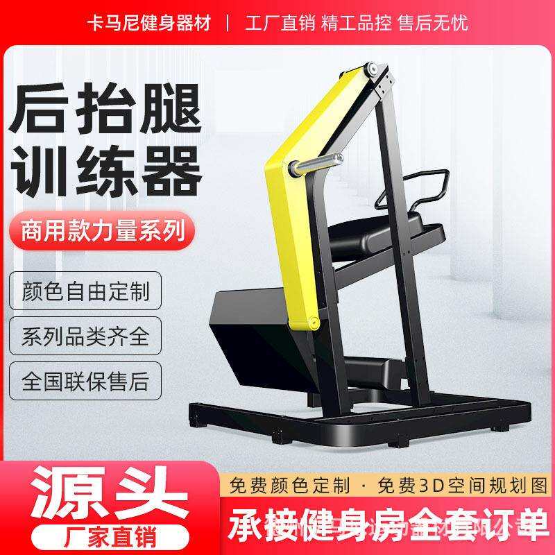 专业健身房商用健身器材后抬腿训练器挂片腿部综合力量健身器材