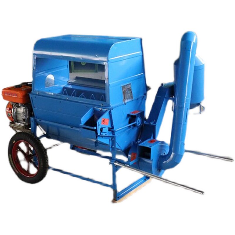小型水稻打谷机高梁脱粒收割机新型家用收谷机器小麦打禾神器