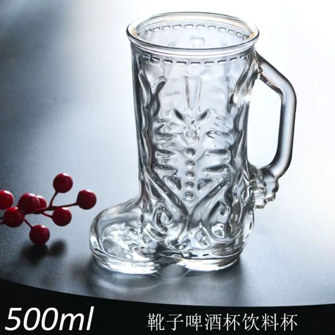 稀奇古怪的酒杯女生微醺酒杯设计感小众啤酒杯扎啤杯玻璃杯饮料杯图片