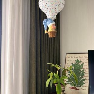 【家居好物】热气球空中吊饰公仔玩偶收纳展示架客厅装饰摆件挂饰
