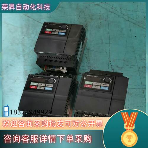 现货台达变频器VFD022EL43A2.2KW功能完好原装
