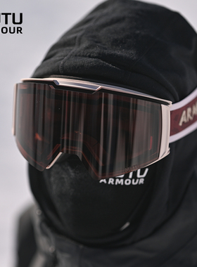 MUTU滑雪开窗雪镜柱面防雾单板户外装备雪地男女款护目镜